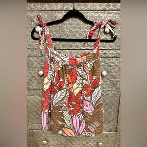 A.N.A Tie Shoulder Flowy Top